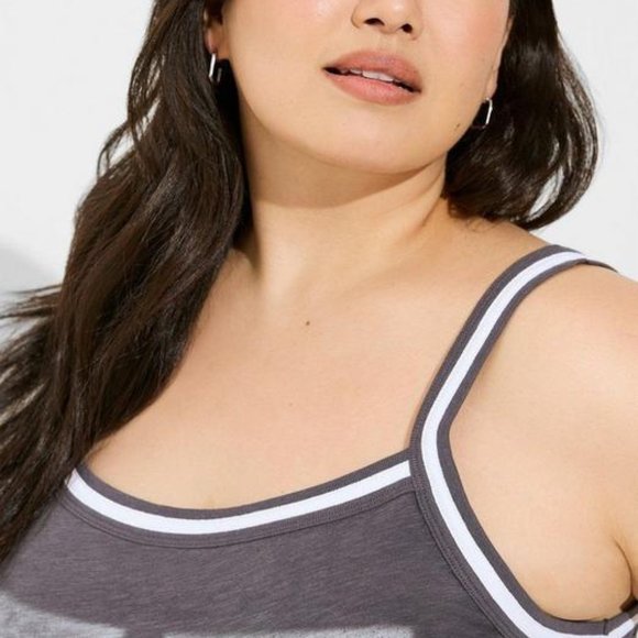 ❤️NWT VINTAGE TORRID VARSITY TANK - "55" GRAPHIC SUPER SOFT SLEEVELESS PLUS SIZE - Picture 5 of 11